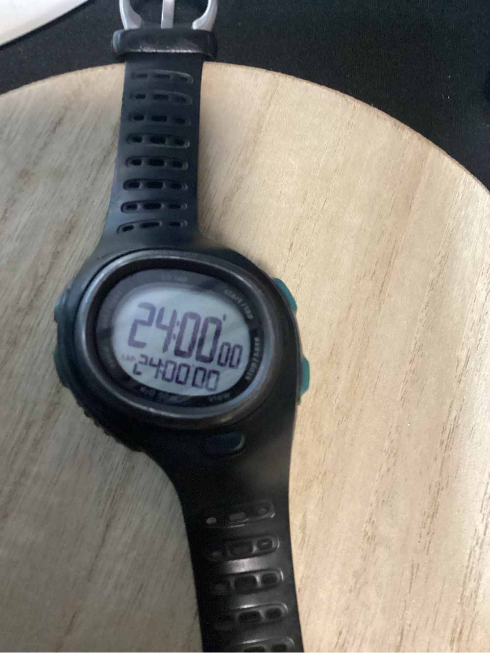 Black Digital Sports Stopwatch Watch - Unbranded